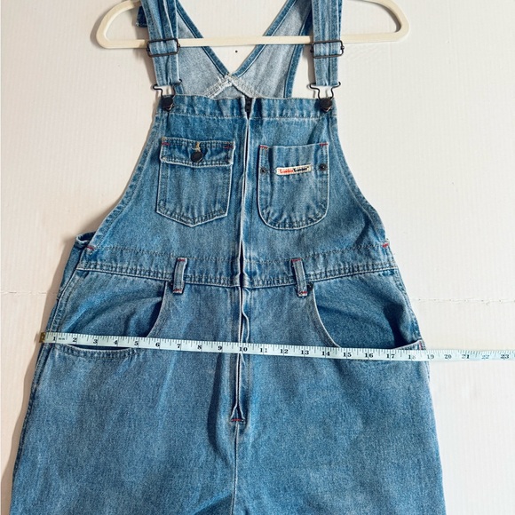 Vtg.90s Rare London London Blue zipfront denim Rancher overalls.6 pockets.Size M - Picture 11 of 13
